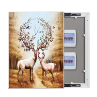 Nordic Wall Art Electric Meter Box Decor Painting Framed For Home Decoration