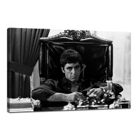 Modern Portrait Poster Canvas Art Painting Prints Wall Art Tony Montana Picture for Living Room Home Decoration