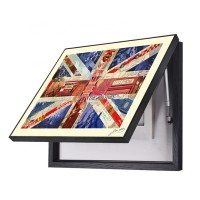 Union Jack Flags Puzzle Art Picture Framed Canvas Electric Meter Box Decor Painting